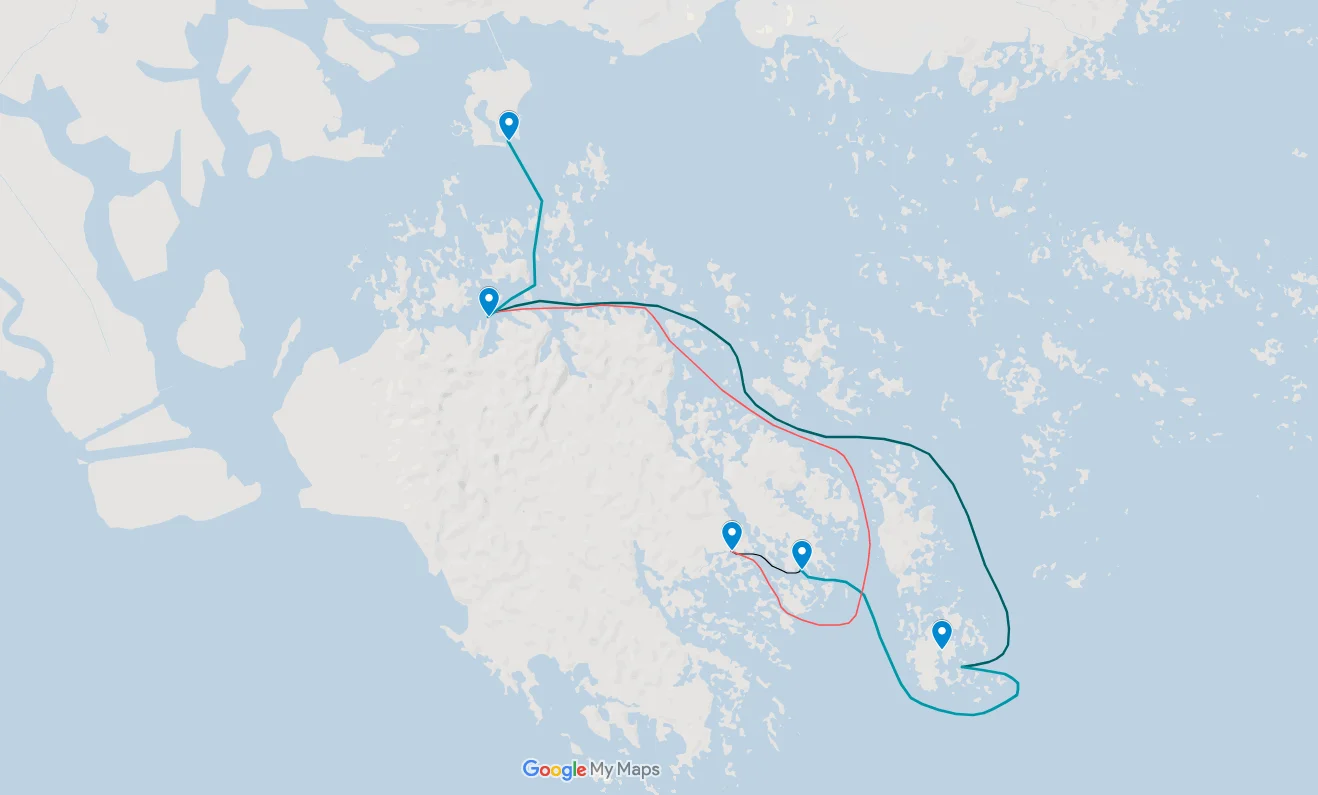 unique route Halong - Lan Ha Bay
