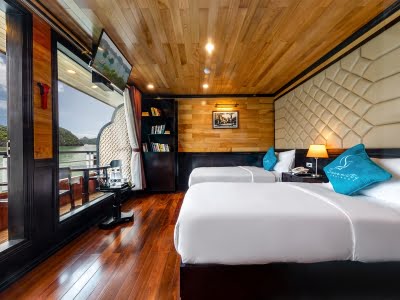 Junior Suite Cabin Halong Serenity Cruises