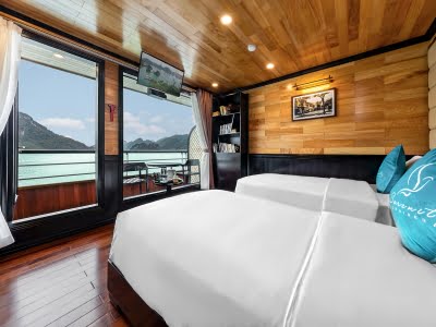 Junior Suite Cabin Halong Serenity Cruises