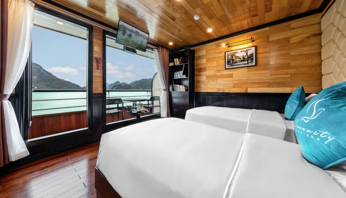 Junior Suite Cabin Halong Serenity Cruises