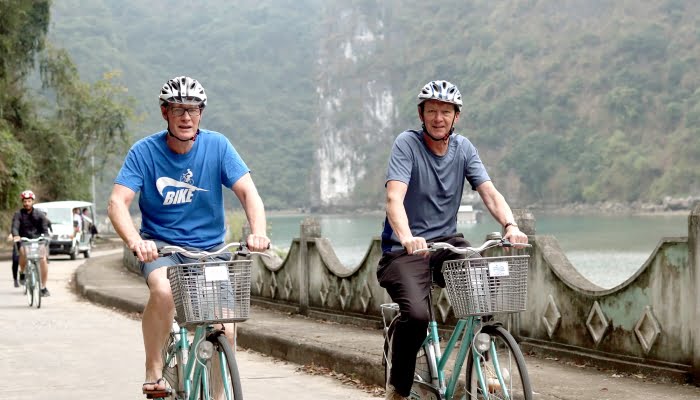 Biking Viet Hai Village early morning