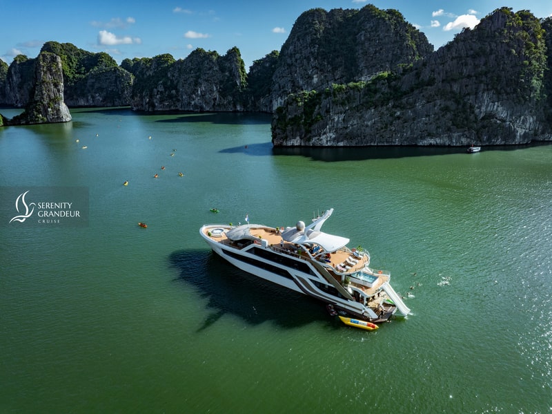 Serenity Grandeur Cruises - Lan Ha Bay day tour from Hanoi