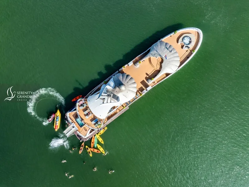 Serenity Grandeur Cruises - Lan Ha Bay day tour from Hanoi